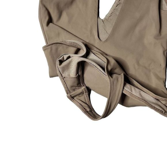 Intimately Free People nude deep v crotch snap smooth body suit - Picture 5 of 6